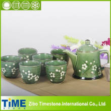 Керамический чайный сервиз в корейском стиле из керамики (15031901)